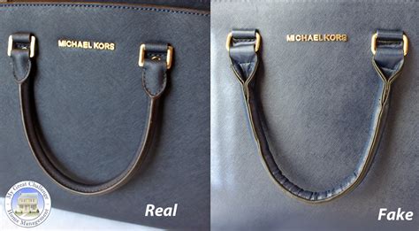 michael kors fake vs real